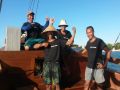 Crew stoked with new t-shirts and ready for what turned out to be an epic trip in Sumba and Sumbawa!